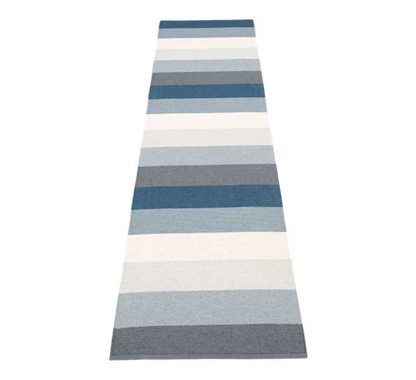 Molly matte ocean grey 70x300 cm fra Pappelina