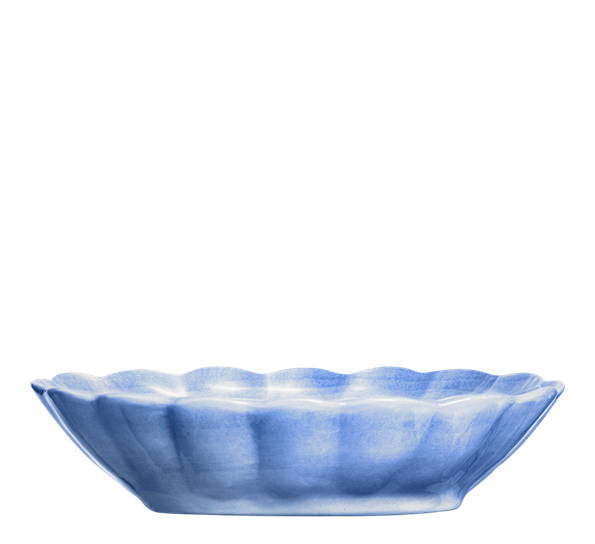 Oyster skål 23x18 cm 75 cl lys blå fra Mateus