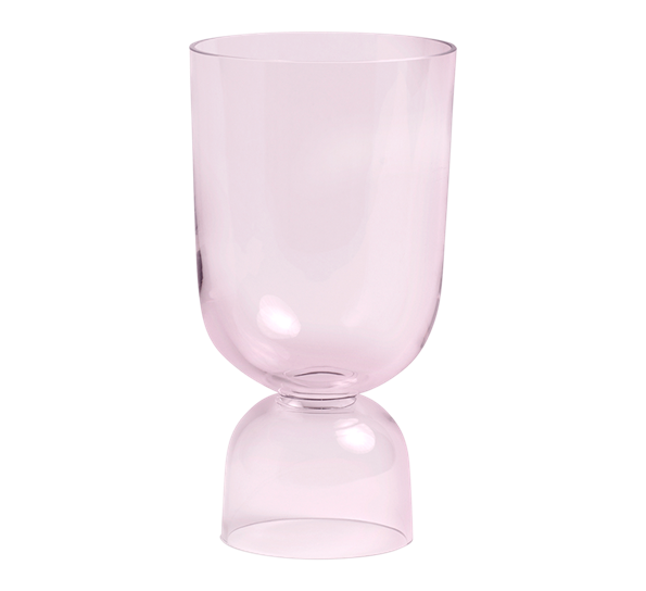 Bottoms Up vase S soft pink fra HAY