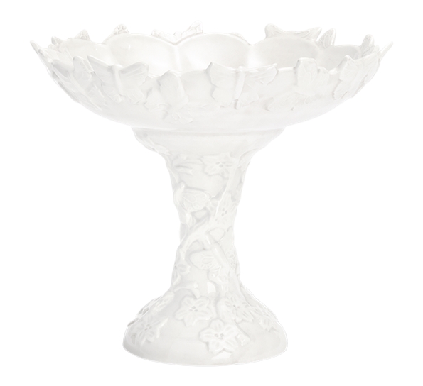 Lace fruktskål 25 cm hvit fra Mateus