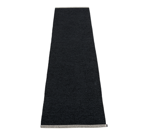 Mono matte sort 60x250 cm fra Pappelina