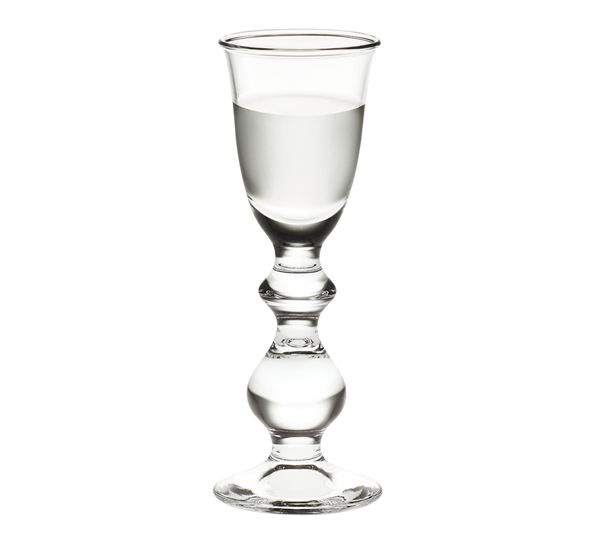 Charlotte Amalie drammeglass fra Holmegaard