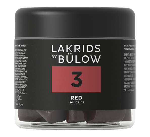 Red 3 lakris liten 150g fra Lakrids By Johan Bülow