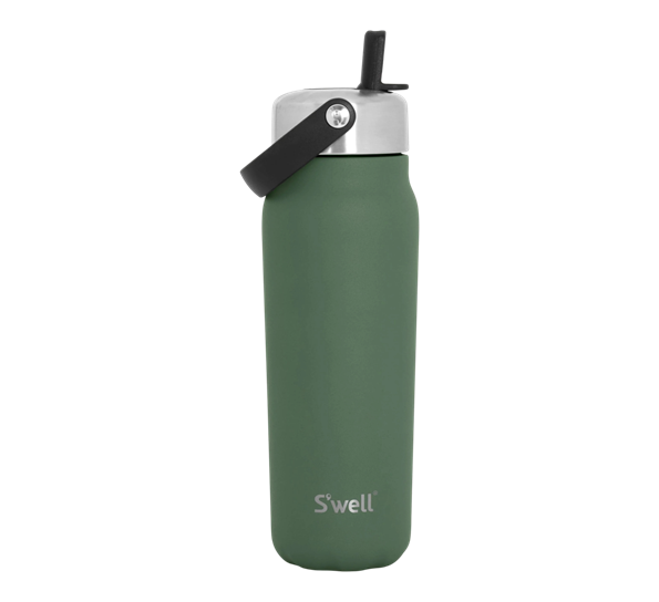 Explorer 9,5dl med sugerør Green Jasper fra S`well