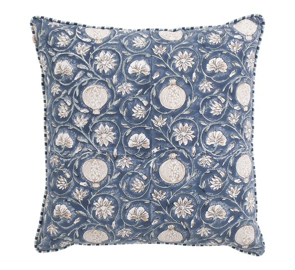 Tangier Pomegranate pute blå 50x50cm Chamois