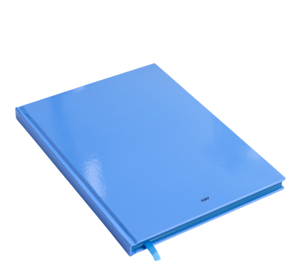 Colour notebook notatbok 18x24,5 cm vibrant blue fra HAY