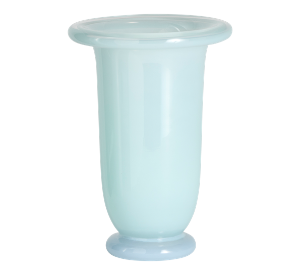 Empire vase 21 cm isblå med lyseblå base fra HAY