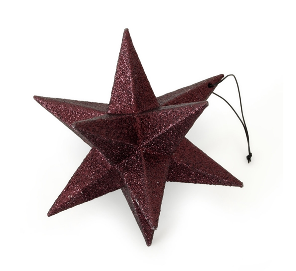 <p>Polygon mega star bordeaux juletrepynt Nordstjerne</p>