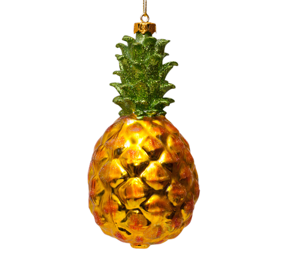 Glassornament ananas H11 cm fra Vondels