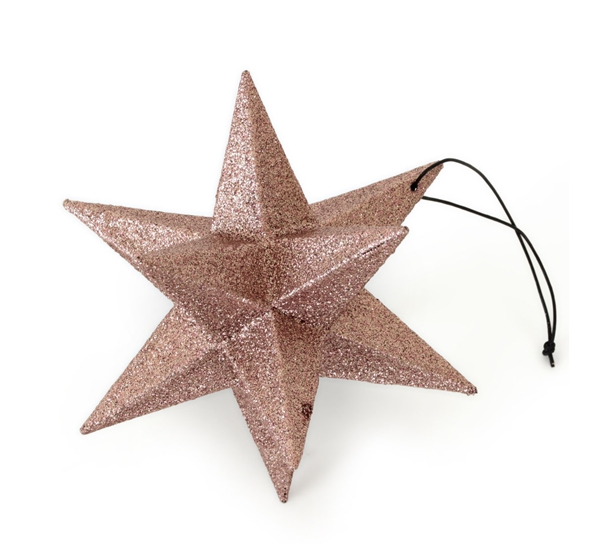 <p>Polygon mega star rose gold juletrepynt Nordstjerne</p>