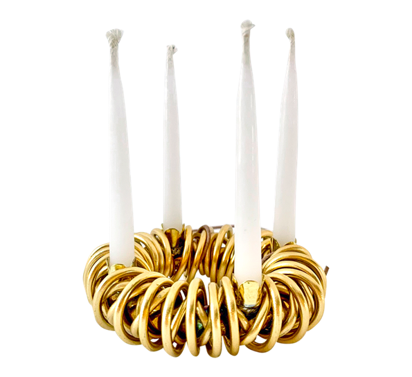 Lucia adventskrans Kjær Bak