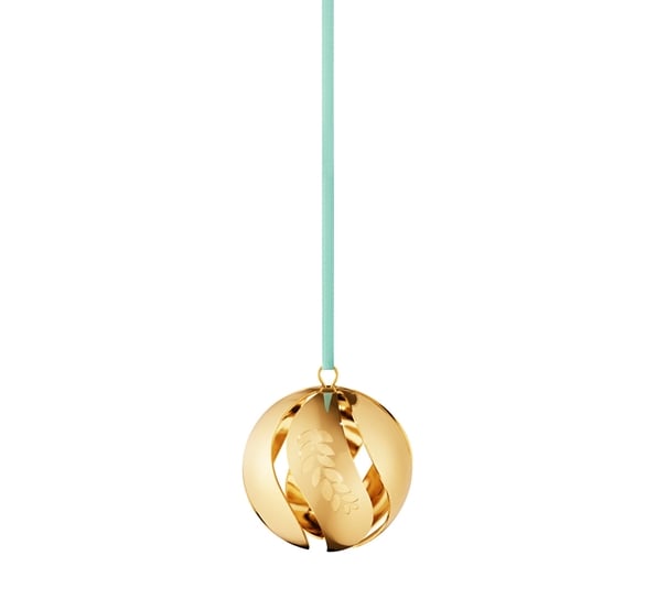 CC 2016 julekule gull fra Georg Jensen