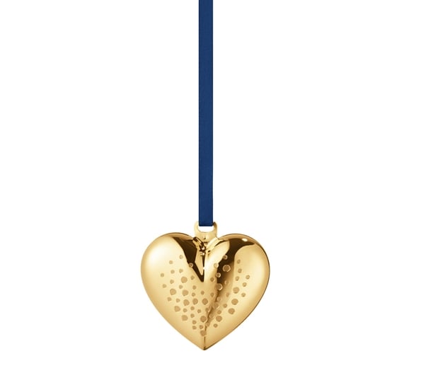 CC 2017 julehjerte gull fra Georg Jensen