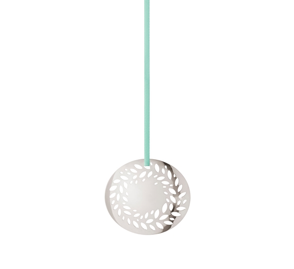 2016 Julepynt massiv krans palladium fra Georg Jensen