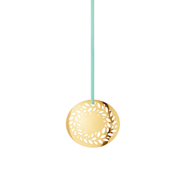 CC 2016 julepynt krans gull fra Georg Jensen