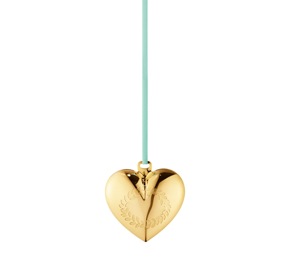 CC 2016 julehjerte gull fra Georg Jensen