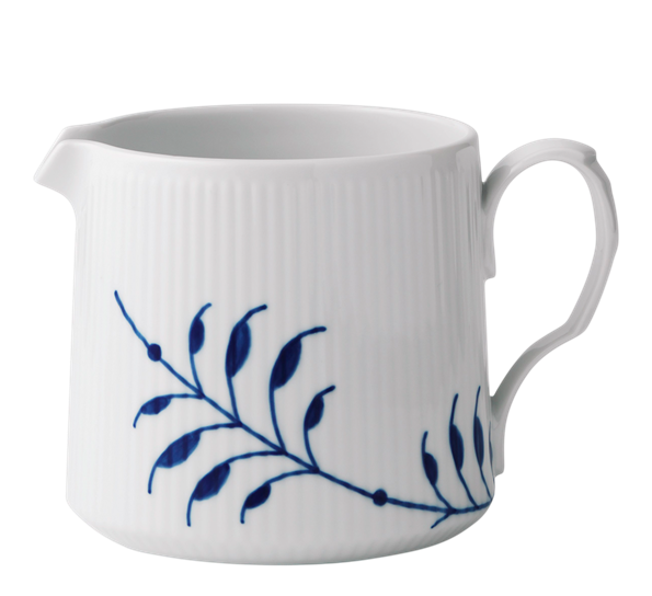 Blå Mega Riflet mugge moderne 70 cl fra Royal Copenhagen