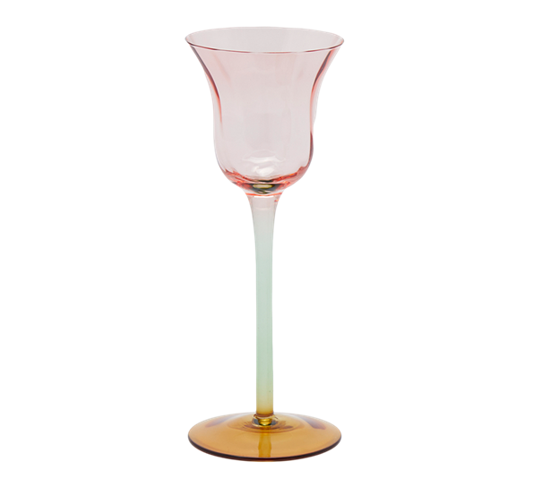 Tulipan telysstake 20 cm lyserosa, oransje fot EDG Enzo de Gasperi