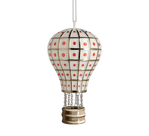 Faberjorì mongolfiera reale julepynt fra Alessi