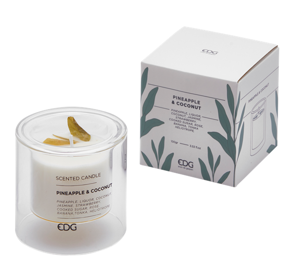 <p>Duftlys&nbsp;silhouette pineapple &amp; coconut 7,5 cm EDG Enzo de Gasperi</p>
