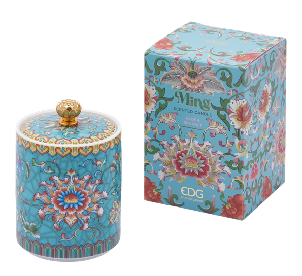 <p>Duftlys ming h10 cm aloe &amp; seasalt EDG Enzo de Gasperi</p>
