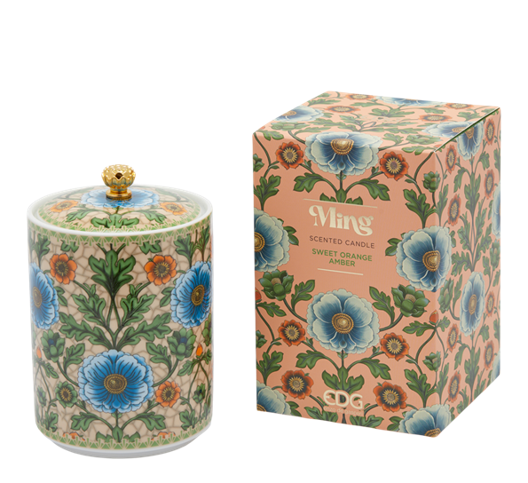 <p>Duftlys ming h14 cm sweet orange amber EDG Enzo de Gasperi</p>
