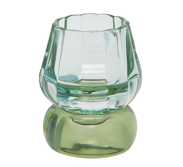 Amleto telysestake dobbel 11 cm lyseblå, for grønn EDG Enzo de Gasperi