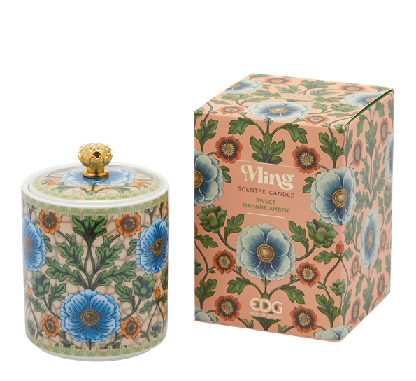 <p>Duftlys ming h10 cm sweet orange amber EDG Enzo de Gasperi</p>
