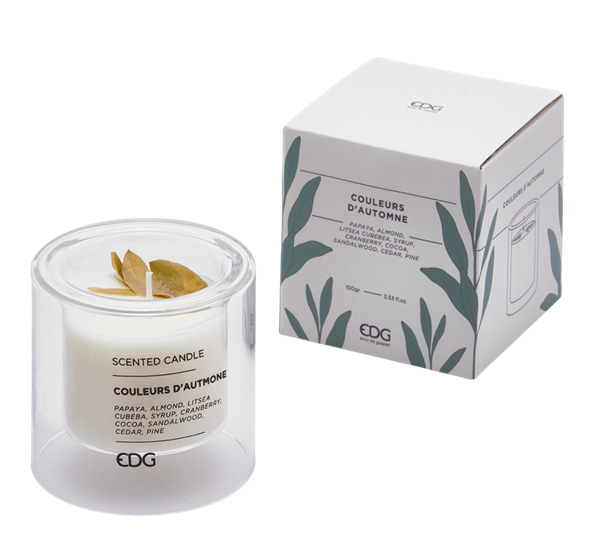 <p>Duftlys silhouette&nbsp;couleurs d'automne h7,5 cm EDG Enzo de Gasperi</p>
