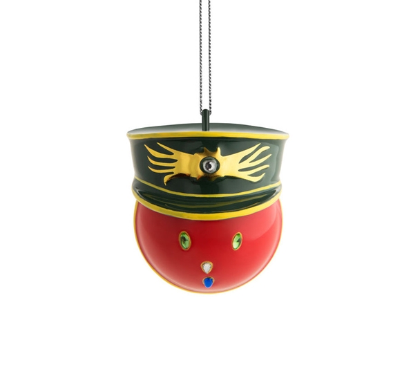 Faberjorì generale corallo julepynt fra Alessi