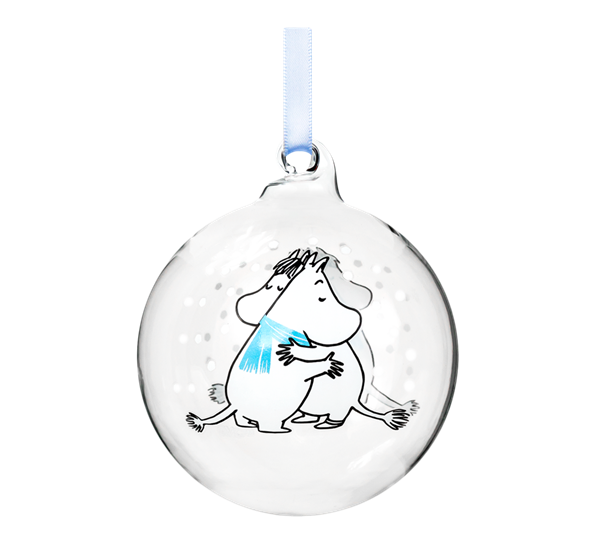 Mummi julekule 7 cm Klemmer fra Muurla