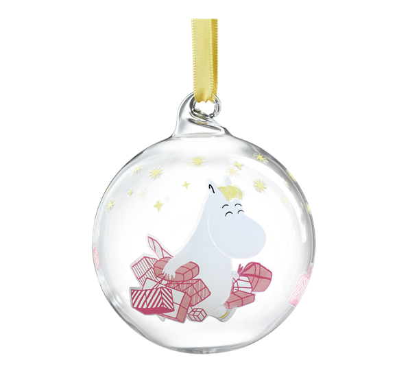 Mummi julekule 7 cm  Presangen fra Muurla