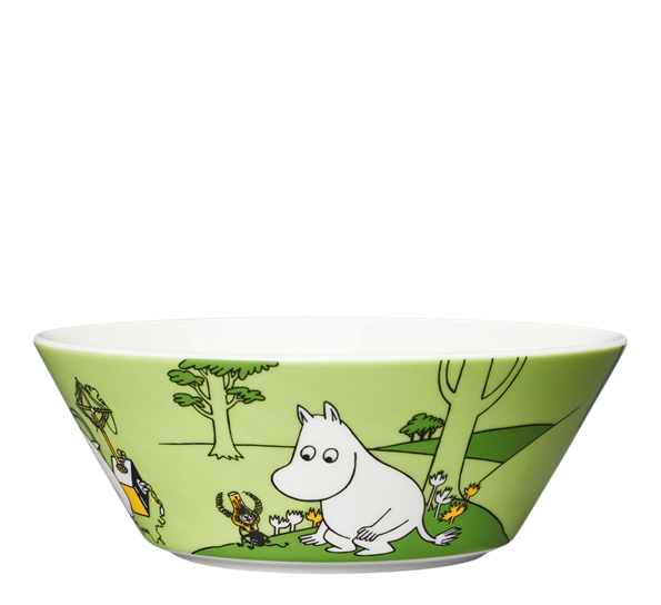 Mummi skål 15 cm Mummitrollet grønn fra Mummi