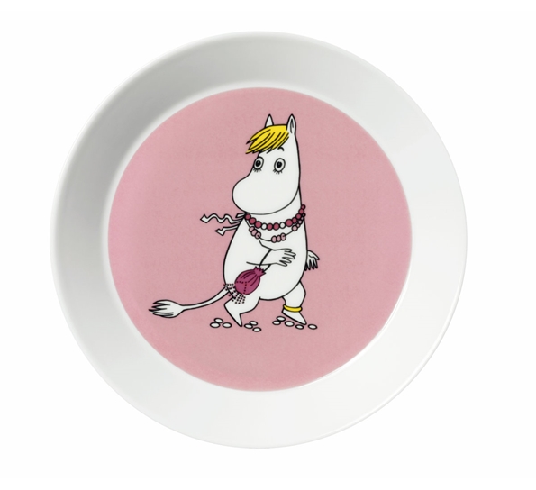 Mummi asjett 19 cm Snorkfrøken rosa fra Mummi