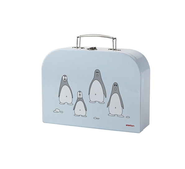 Penguin barnebestikk lyseblå fra Stelton