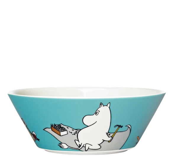 Mummi skål 15 cm Mummitrollet Turkis fra Mummi