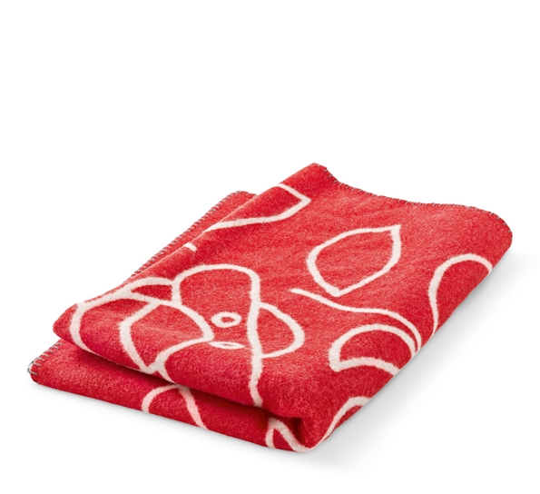 Pledd rødt fra Kay Bojesen