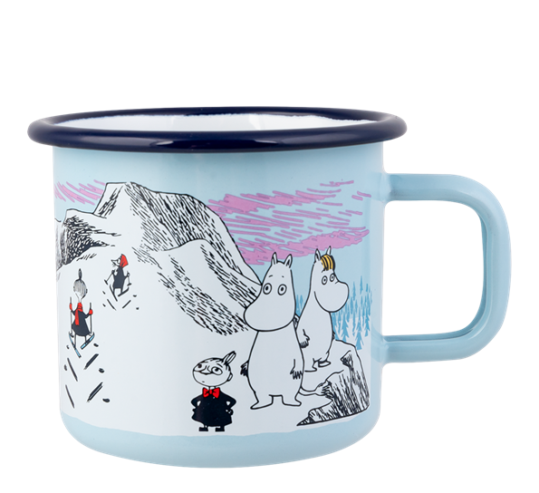 Mummi emaljekrus 3,7 dl Norsk vinter fra Muurla