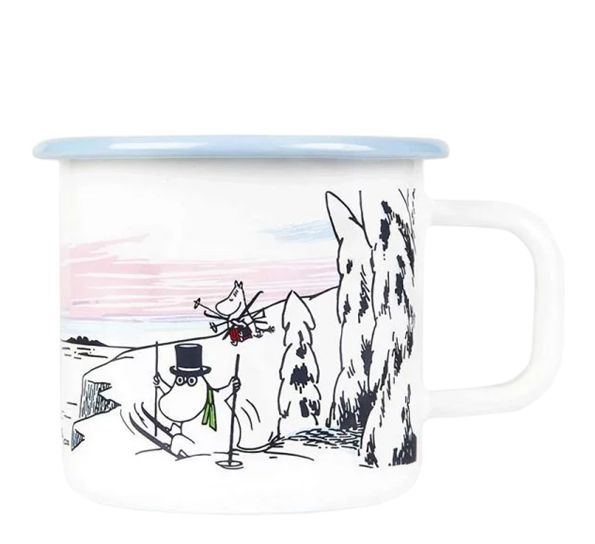 Mummi emaljekrus 3,7 dl Winter Time fra Muurla