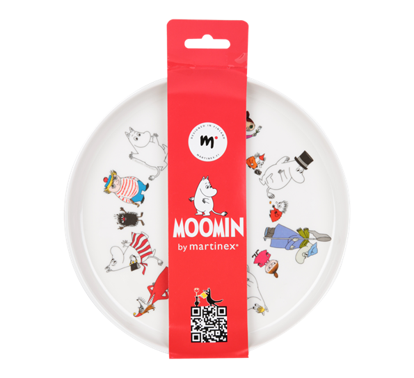 Mummifamilien asjett 19,5 cm melamin fra Muurla