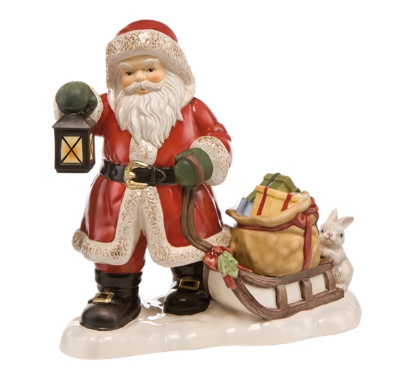 <p>Julenisse LTD Gift Giving 24 cm LTD fra Goebel</p>