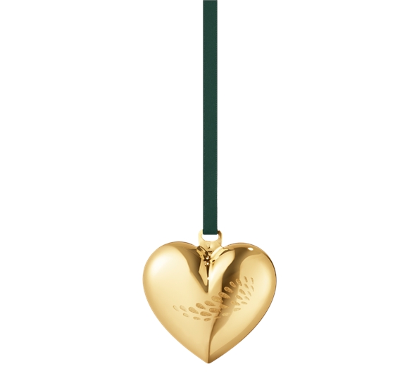 CC 2018 julehjerte gull fra Georg Jensen