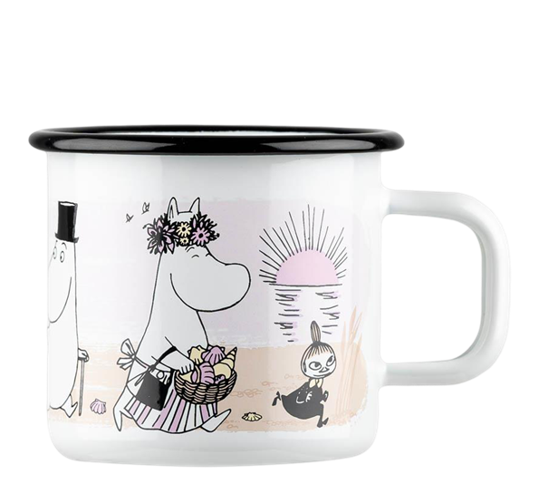 Mummi emaljekrus 3,7 dl På stranden fra Muurla