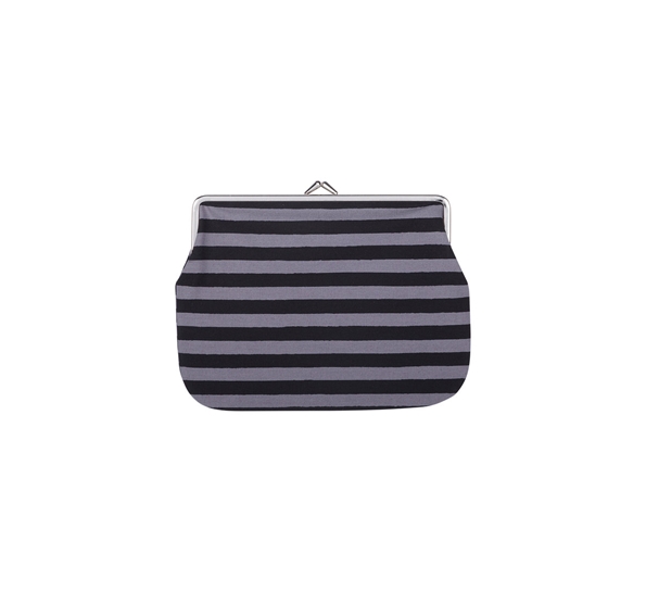 Poulikas kukkaro pung sort grå fra Marimekko