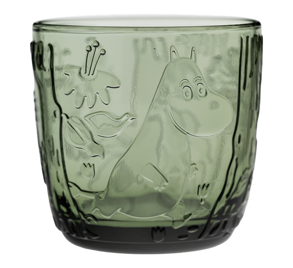 Mummi vannglass 28 cl 2-pk pine grønn fra Mummi