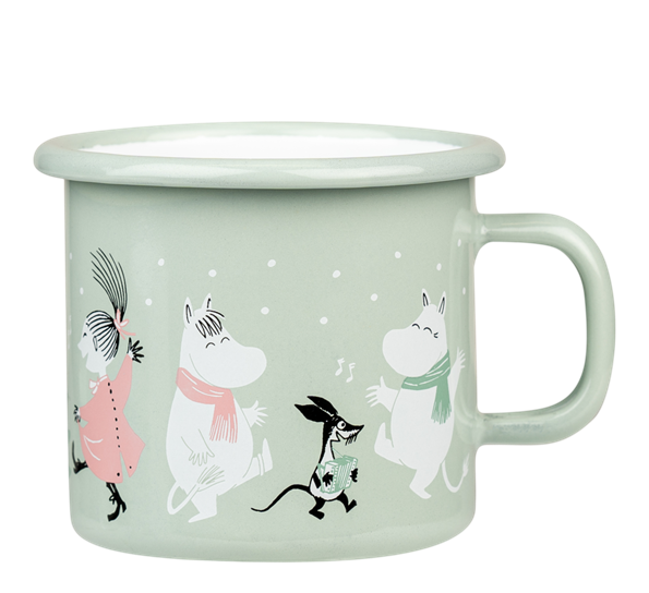 Mummi emaljekrus 2,5 dl Festen fra Muurla