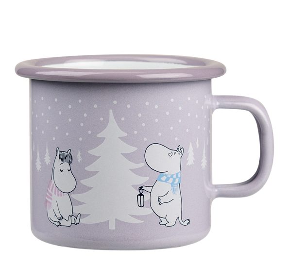 Mummi emaljekrus 2,5 dl Snøfall fra Muurla