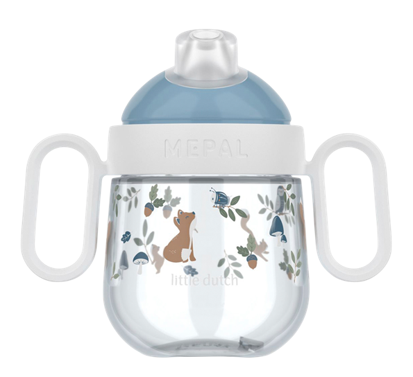 Mio babykopp med håndtak dryppfri Forest Friends fra Mepal