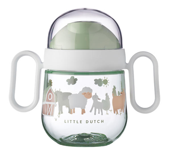 Mio babykopp med håndtak dryppfri Little Farm fra Mepal