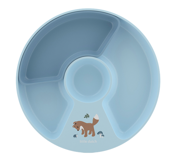 Mio barnetallerken med inndeling 20 cm Forest friends fra Mepal